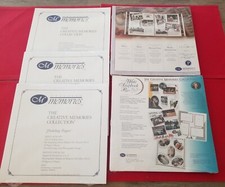 Brand New LOT of 5 Creative Memories 12x12 Scrapbook PAGES Holiday Pages