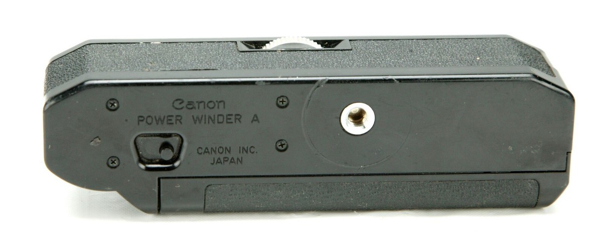 CANON　A1　レンズ、ワインダー付き Canon A-1 with 50mm f/1.8 and Power Winder – Film Supply Club