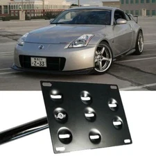 License Plate Bumper Mount Bracket Holder Kit for Nissan 350Z Nismo 2007 2008
