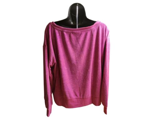 Sea-Doo Women's Crew Terry Long Sleeve Shirt Violet Ulta Soft Size XL - Picture 2 of 3