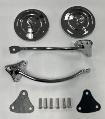 1955 56 57 58 59 CHEVROLET GMC TRUCK EXTERIOR MIRROR KIT SCREWS AND GASKETS NEW