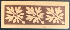 Stampa Rosa B REN-B003 Leaf Border Tile Rubber Stamp