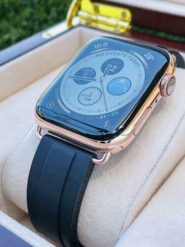 Custom 24K Rose Gold 40mm Apple Watch 