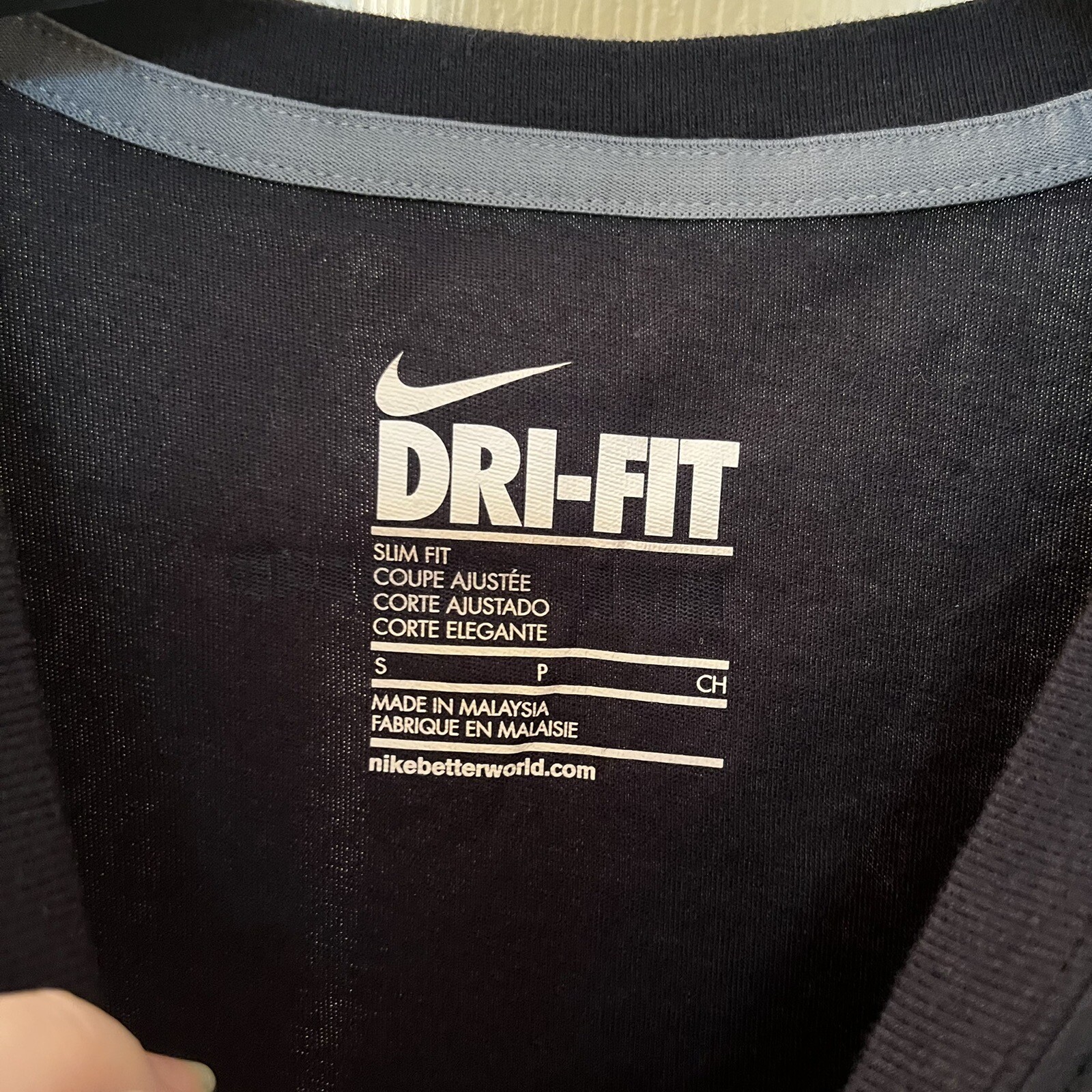 Nike Dri-Fit I'M With The Band Black Graphic Tee T-Shirt Slim Fit Women's Size S thumbnail 6