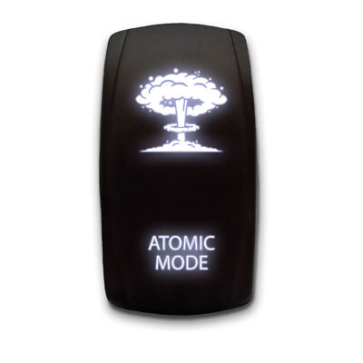 [ATOMIC MODE] Laser Etched 5-Pin Rocker Switch ON-OFF SPST Toggle Switch 20A 12V