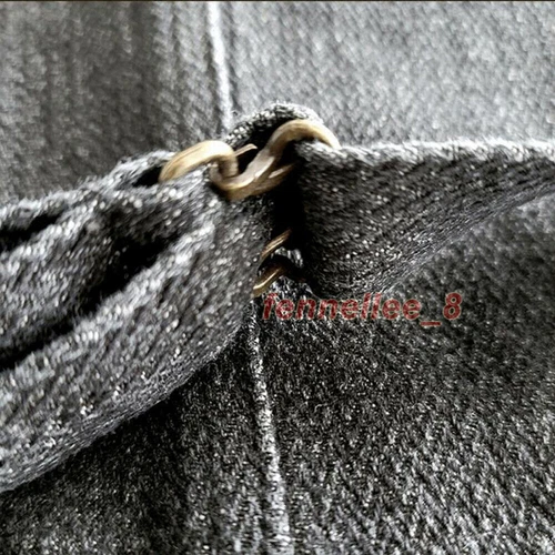 Men's Work Vest Shawl Collar Slim Waistcoat Vintage Casual Jacket Pockets Coat - Picture 15 of 17