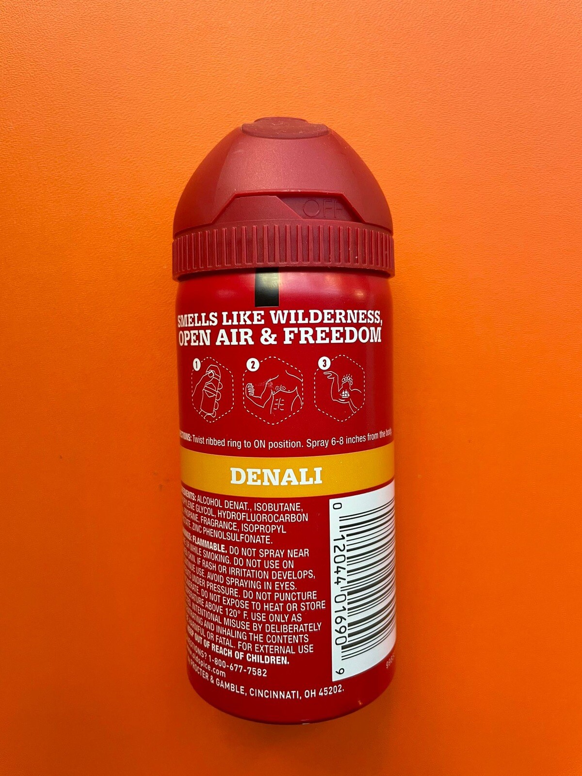 NEW Old Spice DISCONTINUED RARE HTF Denali Body Spray Deodorant 4 oz