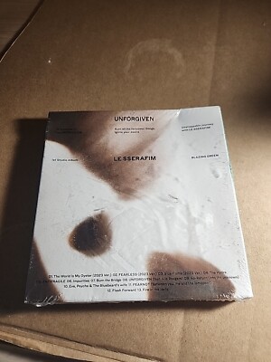 1st Studio Album  Unforgiven  [Compact Ver.] by Le Sserafim CD, 2023 Dented Box