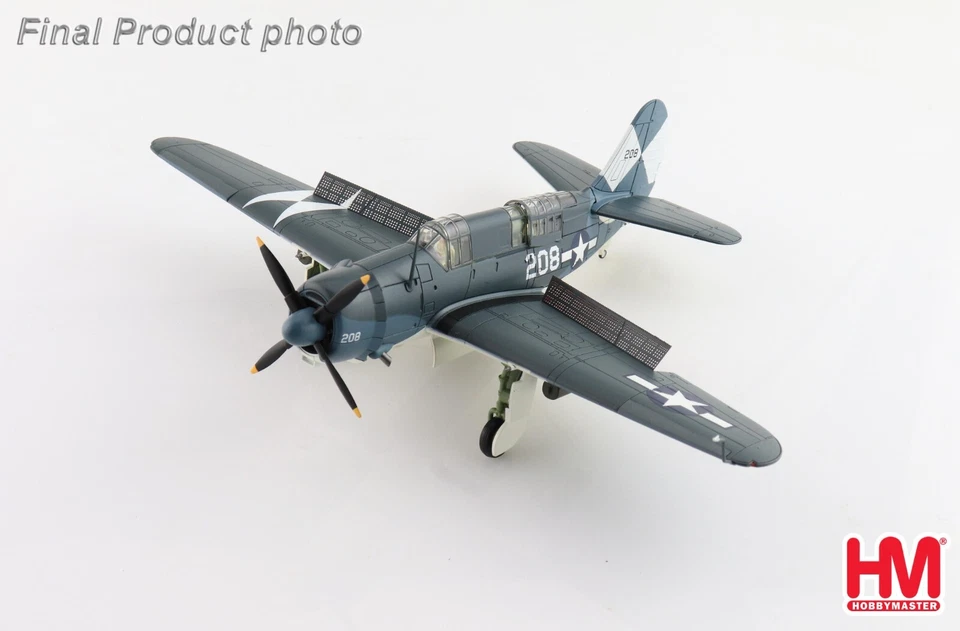 Hobby Master 1/72 HA2214 SB2C Helldiver USN VB-83 USS Essex, Yamato Sinking 1945 - Immagine 2 di 4