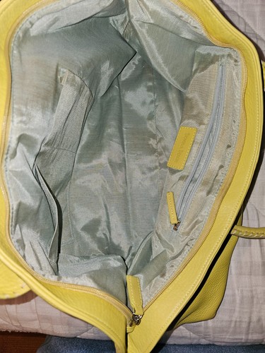 Donna Dixon Large Leather Handbag Tote With Floral Embossing - Picture 5 of 5