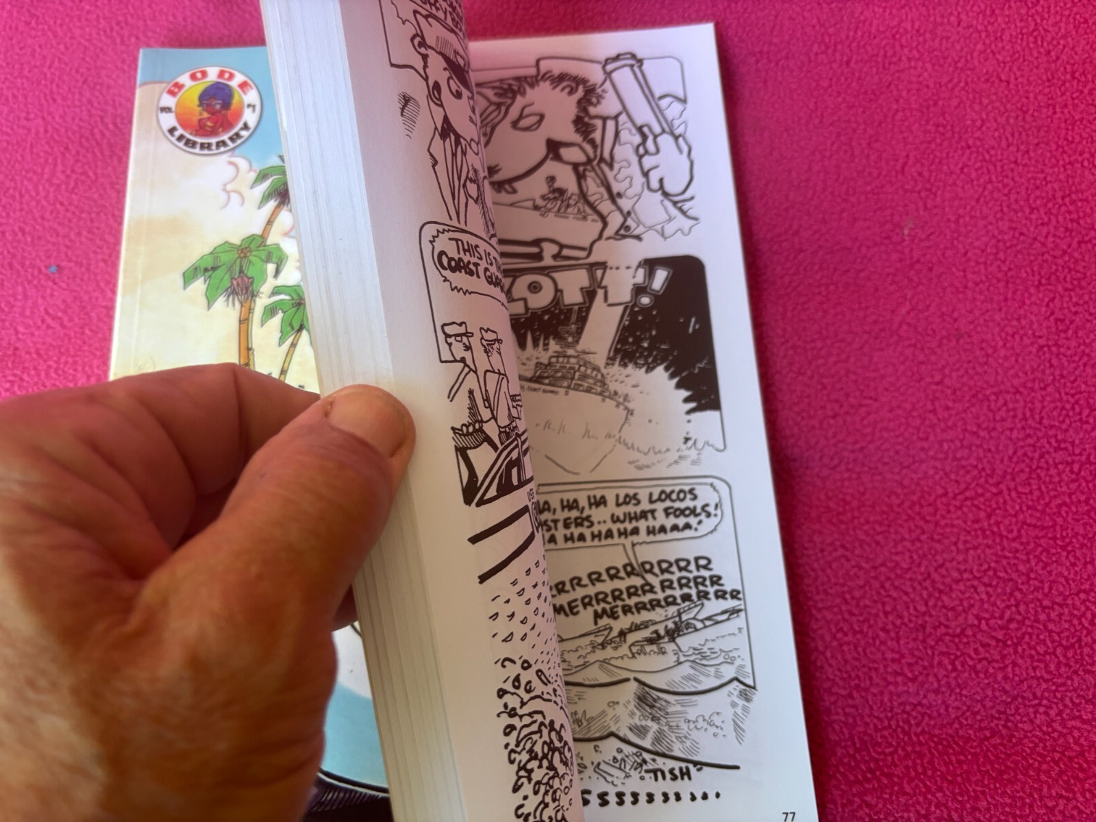 SIGNED underground comic MARK BODE miami mice SIGNATURE graffiti TAG car GUN