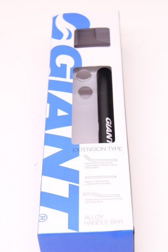 New Giant Black Alloy Straight Aerobar 