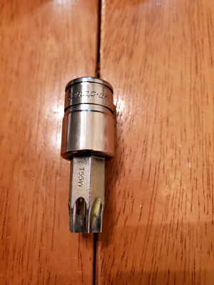 Snap On 3/8'' Drive T55 W Heavy Duty Torx Bit Driver Socket FTXB55E