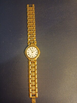 Ladies Roven Dino Paris Design Quartz Watch 2004M -Working -Broken Band See Pics