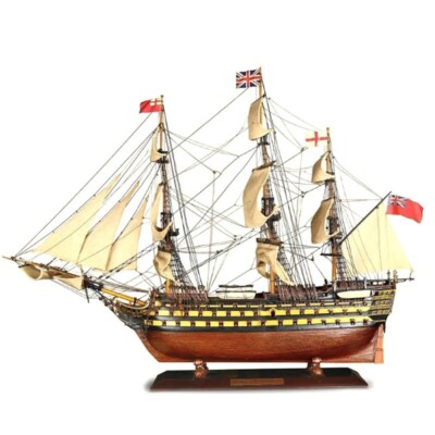 Holz ''HMS VICTORY - 1765'' Schlachtschiff Modell Maket 3D Puzzle Zum Selbermachen Kit