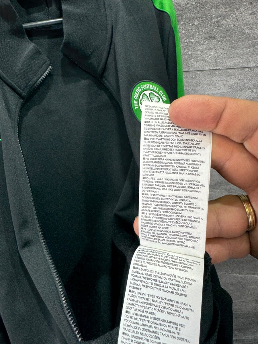 2013 2014 CELTIC N98 AUTHENTIC FOOTBALL SOCCER TRACK JACKET NIKE