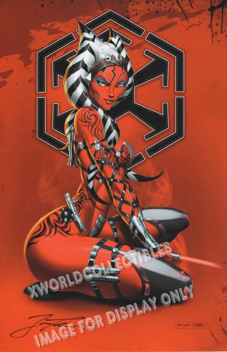 STAR WARS AHSOKA TANO ART PRINT VERSION B NYCC 2023 ~ SIGNED JAMIE