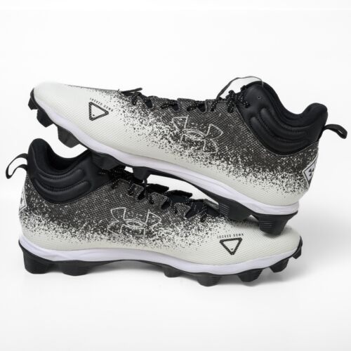 Under Armour Spotlight Franchise RM 2.0 Football Cleats 3025083-001 - Men Sz 16 - Picture 3 of 16