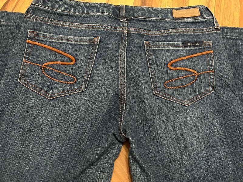 EUC Seven 7 Ladies Size 30 Flare Denim Jeans