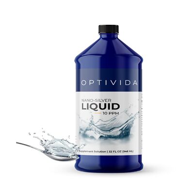 Optivida Health- Colloidal Nano Silver Liquid for Immune Support, Promotes A ...