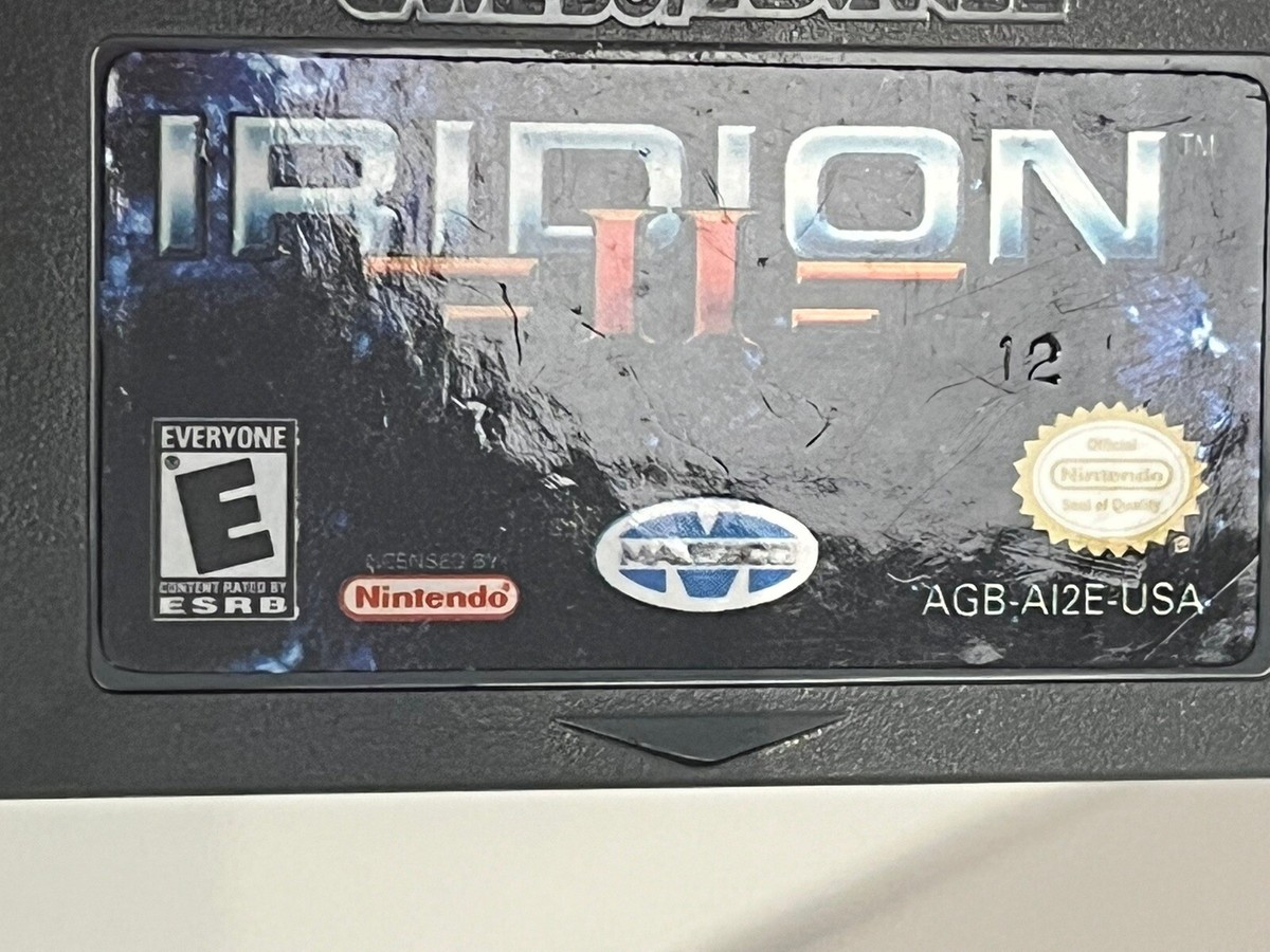 Iridion II 2 (Nintendo GameBoy Advance, 2003) GBA Complete w