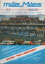 MILLE MILES 9 S1 1987 MONTE CARLO 1983 ALPINE A310 V6 M64 M65 A340 B A361 A366
