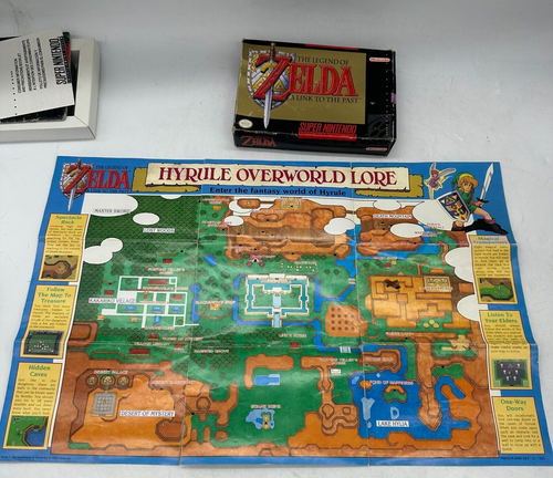 The Legend of Zelda: A Link to the Past COMPLETE w/ MAP (Nintendo SNES, 1992) - Afbeelding 12 van 19