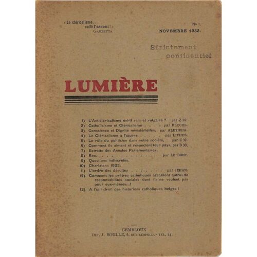 Lumière 1932 n°1 - Afbeelding 1 van 1