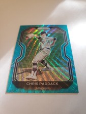 Chris Paddack Padres 2021 Prizm Tier II Teal Wave Prizm #145