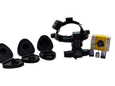 Wireless Rechargeable Binocular Indirect Ophthalmoscope & 20D,90D,78D BLACK Lens