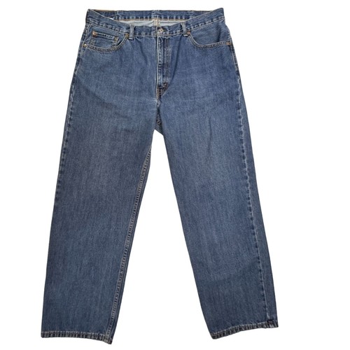 Levis 550 Relaxed Fit Jeans Mens 40x30 Blue Denim Classic Straight Leg StoneWash - 第 1/15 張圖片