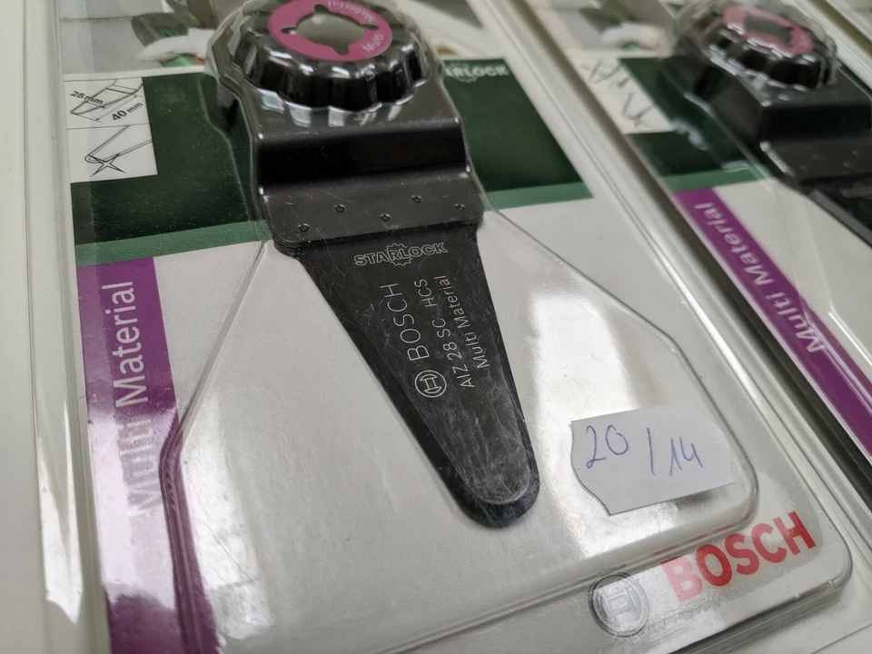 3 units of genuine Bosch ( AIZ 28 SC HCS (scrapper) Starlock - Bild 4 von 4