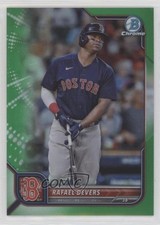 2022 Bowman Chrome Green Refractor 44/99 Rafael Devers #18 7xr