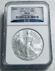 1999 LIMITED EDITION Certified American Silver Eagle Dollar-Certified PCGS MS69