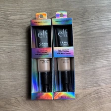 2 e.l.f. Camo CC Cream Foundation  Sunscreen 82864 Fair  205 N SPF 30 1.05 oz