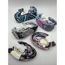 Vera Bradley Lanyards NIP Mixed Lot of 5 Wide, Webbing Lighten Up Lanyards