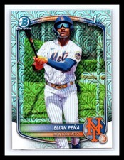 2025 Bowman Chrome Prospects Mega Box Mojo Refractor #BCP-155.1 - Elian Peña