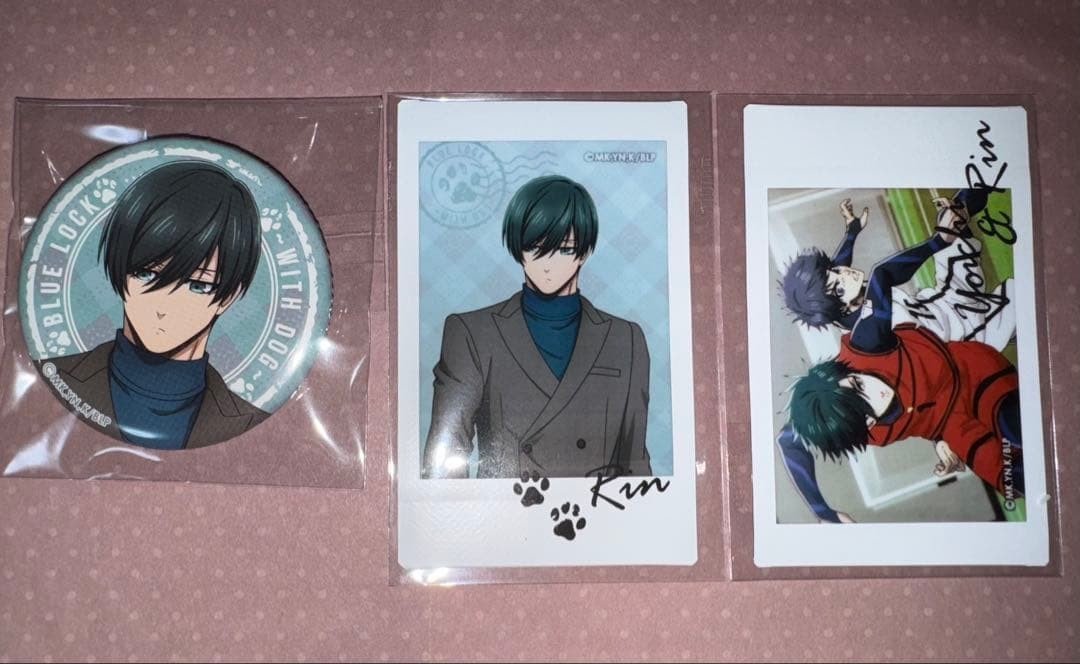 Blue Rock Ichiki Rin Can Badge Character Collectible New