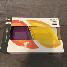 Zak Designs Table Art 7 Piece Table Art Set Petals New