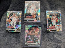 Lot de 4 Panini Prizm 2024 NBA Diamante foil Monopoly Basketball