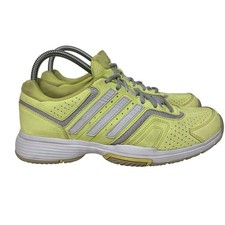 Adidas Barricade Court Women's Yellow Leather Sneakers Shoes Size 9