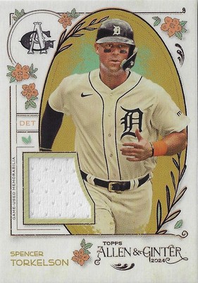 2024 Topps Allen & Ginter #AGR-ST Spencer Torkelson A&G Relics Full Size B