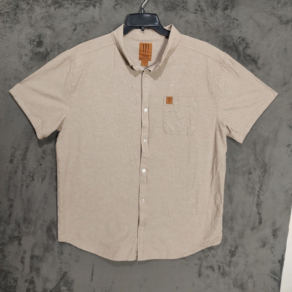 Monster Shirt Adult Extra Large Beige Java Monste… - image 1