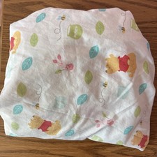 Vtg Disney Winnie The Pooh Piglet Honey Bee Fitted Baby Crib Sheet