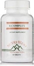 Vitamin B Complex 90 Tablets Hypoallergenic Support Fat Metabolism Stress Relief