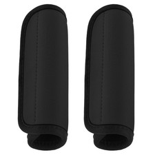 2 Pack Luggage Handle Wraps for 15 14.5 0.3cm/5.9 5.7 0.12inch, black