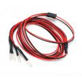 4PCS RC Auto LED-Licht RC Drei-Kanal-Steuerscheinwerfer Für 1/10 1/8 Modella GO