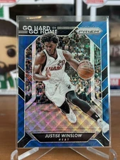 2016-17 Prizm Go Hard or Go Home Prizms Blue Wave #12 Justise Winslow Heat /99