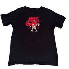 The Nike Tee Nike Air Graphic Music logo black short sleeve T-Shirt Youth XL