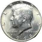 1968-D Denver Mint 40% Silver Kennedy Half Dollar
